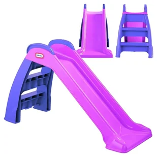 Little Tikes First Slide Zjeżdżalnia 95 cm Ślizgu Różowo-Fioletowa - Place zabaw - miniaturka - grafika 1