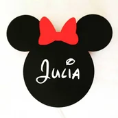 Lampy pozostałe - Lampka Myszka Miki Led Imienna/Drevniane.Pl - miniaturka - grafika 1