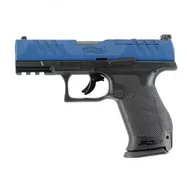 Broń alarmowa - Pistolet Walther T4E PDP Compact 4" .43 czarno-niebieski - miniaturka - grafika 1