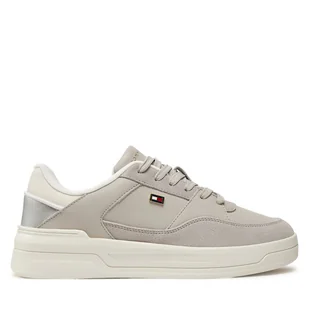 Sneakersy Tommy Hilfiger Essent Basket FW0FW08615 Szary - Sneakersy damskie - miniaturka - grafika 1