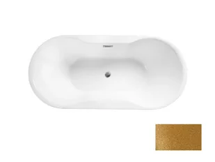Wanna Wolnostojąca 140X75 Besco Navia Glam Wa-140-Nzl - Wanny - miniaturka - grafika 1