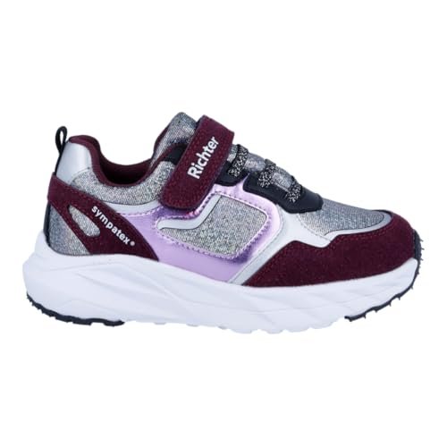 Richter Buty dziecięce Jumper Sneaker, Lady/Black/l.SIL/orc, 32 EU, Lady Black L Sil Orc, 32 EU