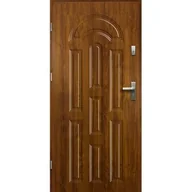 Drzwi zewnętrzne - Drzwi zewnętrzne AURORA pełne złoty dąb 90 lewe RADEX - miniaturka - grafika 1