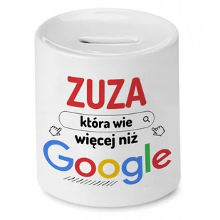 Dla Pokojówki Skarbonka na Urodziny na Prezent z Nadrukiem ze Zdjęciem + Opakowanie na prezent (wzór 01) - Skarbonki - miniaturka - grafika 1