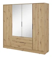 Szafy - Szafa Kelly 4D L Dąb Artisan z Lustrem - miniaturka - grafika 1