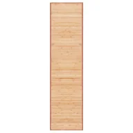 Dywany - vidaXL Mata bambusowa na podłogę, 80 x 300 cm, brązowa - miniaturka - grafika 1