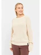 Swetry damskie - Bench Sweter "Georgiana" w kolorze beżowym - miniaturka - grafika 1