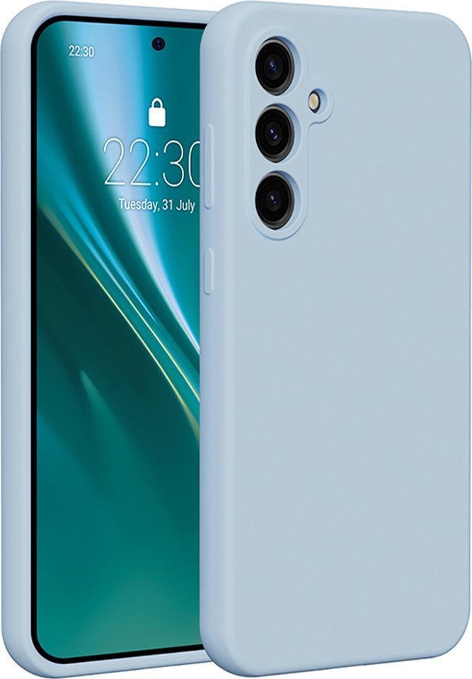 Etteri Nakładka Etteri Silicone Case do Samsung Galaxy S23 FE jasnoniebieska