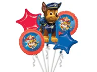Balony i akcesoria - Bukiet balonów foliowych Psi Patrol - 1 kpl. - miniaturka - grafika 1