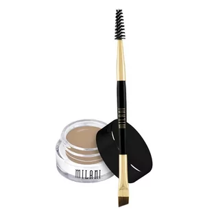 MILANI MILANI - Stay Put Brow Color - Pomada do brwi + dwustronny pędzelek - 02 NATURAL TAUPE MILPCDDPE-02 NATURAL TAUPE - Cienie do powiek - miniaturka - grafika 1