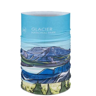 Chusta Buff Coolnet UV+ National Parks Glacier - Czapki i chusty sportowe damskie - miniaturka - grafika 1
