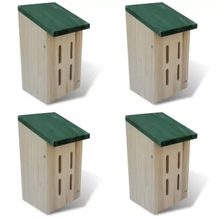 vidaXL vidaXL Domek dla motyli 14 x 15 22 cm x4 - Dekoracje domu - miniaturka - grafika 1