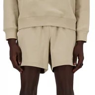 Spodnie sportowe męskie - Spodenki New Balance MS41511SOT- beżowe - miniaturka - grafika 1