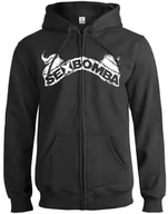 Bluzy męskie - bluza SEXBOMBA - ABSTRAHUJ rozpinana, z kapturem-XL - miniaturka - grafika 1