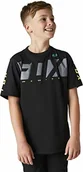 Odzież motocyklowa - Fox Yth Rkane Ss Tee Black - miniaturka - grafika 1