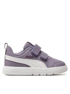 Puma Sneakersy Courtflex V3 310252 04 Fioletowy - Buty dla dziewczynek - miniaturka - grafika 1
