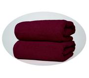 Ręczniki - Ręcznik Bordowy Hotelowy Kąpielowy 100X50 - Extra Soft - miniaturka - grafika 1