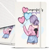 Notesy i bloczki - Notes Notatnik A5 Biały IMPERFECTLY PERFECT Wzory - miniaturka - grafika 1