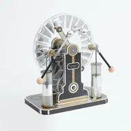 Akcesoria i części modelarskie - Maszyna elektrostatyczna Wimshurst do samodzielnego montażu - Astromedia - miniaturka - grafika 1