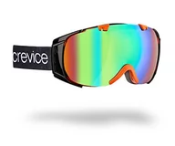 Gogle narciarskie - Black Crevice Unisex-Kinder Warh Skibrille, Schwarz/Orange, One Size (BCR041281-3) - miniaturka - grafika 1