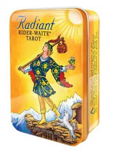 INGRAM INTERNATIONAL Radiant Rider-Waite Tarot in a Tin - Pozostałe książki - miniaturka - grafika 2