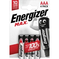 Baterie i akcesoria - Bateria ENERGIZER MAX AAA LR03 4 sztuki - miniaturka - grafika 1