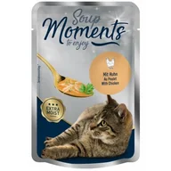 Mokra karma dla kotów - MOMENTS My Soup Kurczak 24x40 g - miniaturka - grafika 1