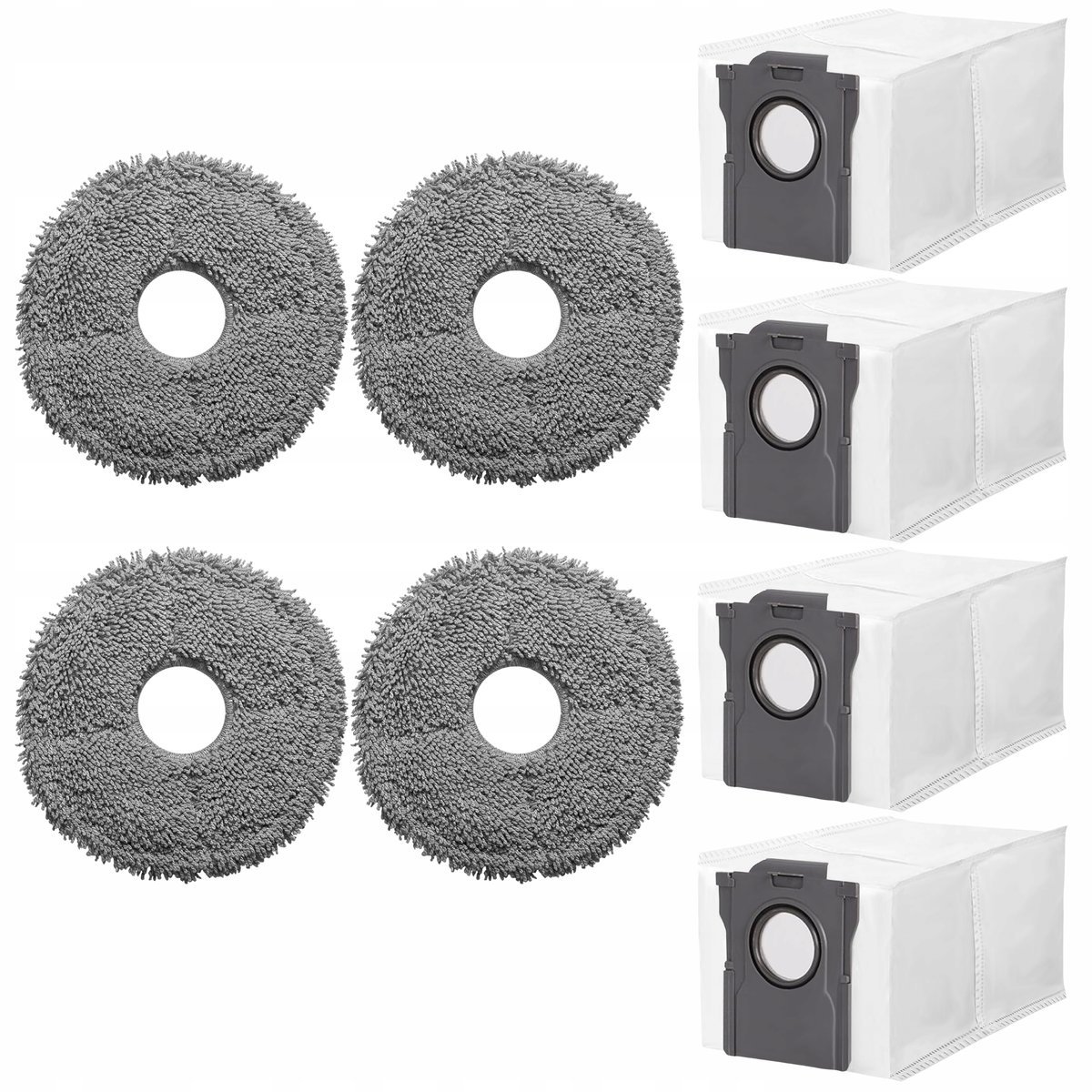 Worki i mopy na kurz do Dreame L10s Ultra Dreame X30 X40 X50 - 8szt