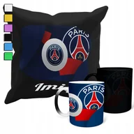Gadżety dla niej i dla niego - ZESTAW KUBEK MAGICZNY + POSZEWKA Z PODUSZKĄ- PARIS SAINT GERMAIN + IMIĘ - miniaturka - grafika 1