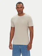 Koszulki męskie - BOSS T-Shirt Tegood 50508243 Beżowy Regular Fit - miniaturka - grafika 1