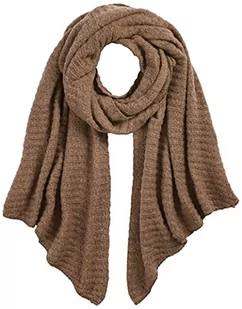 PIECES Damski szalik Pcpyron Structured Long Scarf Noos Bc, silver mink, jeden rozmiar - Apaszki i szaliki damskie - miniaturka - grafika 1