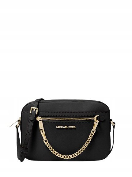Michael Kors torebka listonoszka skóra naturalna czarny