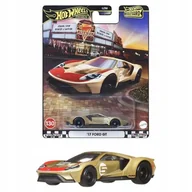 Zabawki zdalnie sterowane - HOT WHEELS KOLEKCJONERSKIE AUTKO PREMIUM SAMOCHÓD '17 FORD GT JBL15 GJT68 - miniaturka - grafika 1