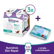 Żywienie medyczne - Zestaw 6x Nutridrink Skin Repair czekolada, 4x200ml (dawniej Cubitan) - >>> DARMOWA od 99zł <<< w 24h ! - miniaturka - grafika 1