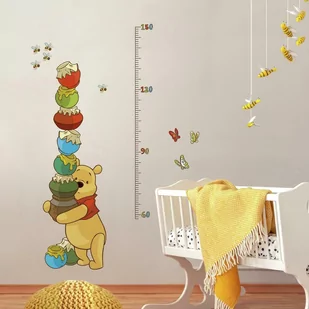 Naklejka Dekoracyjna Miarka Wzrostu Kubuś Puchatek Rmk1501Gc - Naklejki na ścianę - miniaturka - grafika 1