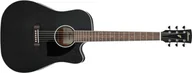 Gitary akustyczne - Ibanez PF16MWCE-WK Weathered Black Open Pore 48mm Gitara Elektro-Akustyczna - miniaturka - grafika 1