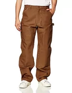 Spodenki męskie - Carhartt Męskie spodnie robocze Loose Fit Firm Duck Double-Front Utility, brązowy (Carhartt), 33W / 34L - miniaturka - grafika 1