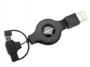 Kable USB - Scosche Kabel USB sleekSYNC Retractable Cable Mini&Micro USB - MMUSBR - miniaturka - grafika 1