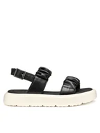 Buty dla dziewczynek - Geox Sandały J Kodette Gir J55DBB 000BC C9999 S Czarny - miniaturka - grafika 1