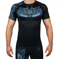 Kimona, stroje i obuwie - Rashguard do MMA męski Groundgame VIKING z krótkim rękawem - miniaturka - grafika 1