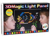 Tablice dla dzieci - Magiczna Tablica Edukacyjna 3D Podświetlana Układanka 180 ele. - miniaturka - grafika 1