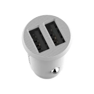 Baseus Grain Car Charger mini ładowarka samochodowa 2x USB 3.1A biały (CCALL-ML02) - Ładowarki samochodowe - miniaturka - grafika 4