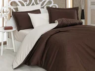Pościel - Pościel satyna żakardowa DAMASK BROWN & CREAM - miniaturka - grafika 1
