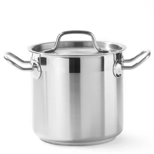 Hendi Garnek wysoki z pokrywką Profi Line 400x400 mm 50l | 832806 - Wyposażenie lokali gastronomicznych - miniaturka - grafika 1