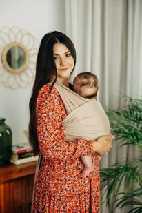 Chusta elastyczna LennyLamb - Nude Beige (5 m.)-7 (5.2 m.) - Chusty do noszenia dzieci - miniaturka - grafika 1