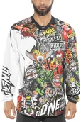 Pozostała odzież dla rowerzystów - O'Neal Mayhem Jersey Crank czarnym Multi Moto Cross Enduro trykot MX MTB DH, 0023 °C-10, wielokolorowa, x-large 0023-105 - miniaturka - grafika 1