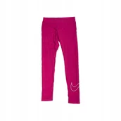 Legginsy - Spodnie legginsy damskie różowe NIKE M - Nike - miniaturka - grafika 1