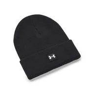 Czapki męskie - Męska Czapka UNDER ARMOUR UA HALFTIME CUFF 1373155-001 – Czarny - miniaturka - grafika 1