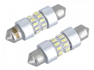 Żarówka samochodowa LED C5W C10W 39mm 12V 24xSMD Canbus biała Y4-4293 - Żarówki samochodowe - miniaturka - grafika 1
