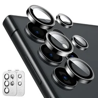 Szkła hartowane na telefon - Nakładka na obiektyw ESR Camera Protector do Samsung Galaxy S24 Ultra Czarny - miniaturka - grafika 1